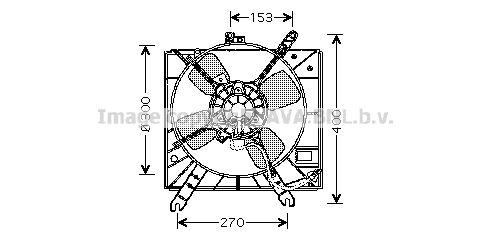 AVA QUALITY COOLING Вентилятор, охлаждение двигателя KA7507